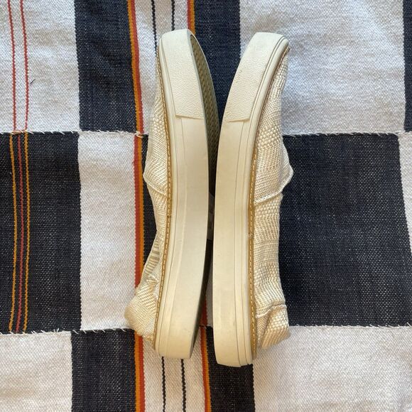 Toms Parker Slip On Boat Shoe Sneakers. Natural Color. Distressed. Size 7.5. - Picture 3 of 14